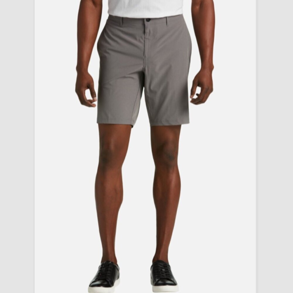 Awearness Kenneth Cole Modern Fit Shorts - colour:Gargoyle